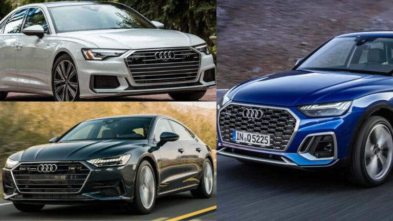 audi a6, a7, q5