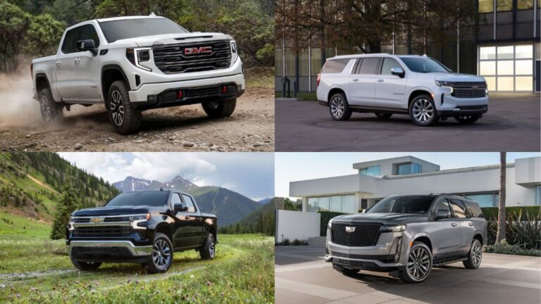 cadillac escalade, chevrolet silverado 1500, gmc sierra 1500, chevrolet suburban