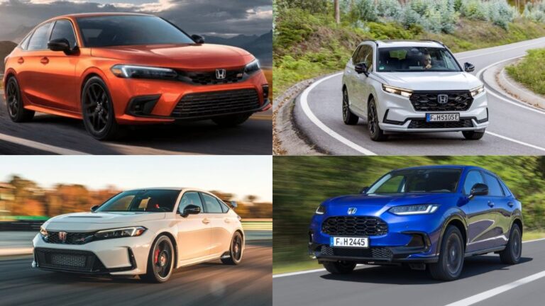 honda civic 4d,civic type r,zr v,cr v
